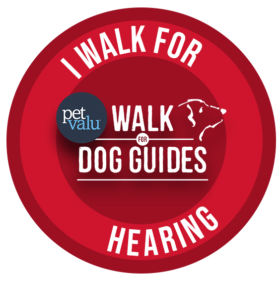 Walk  Badge - Hearing